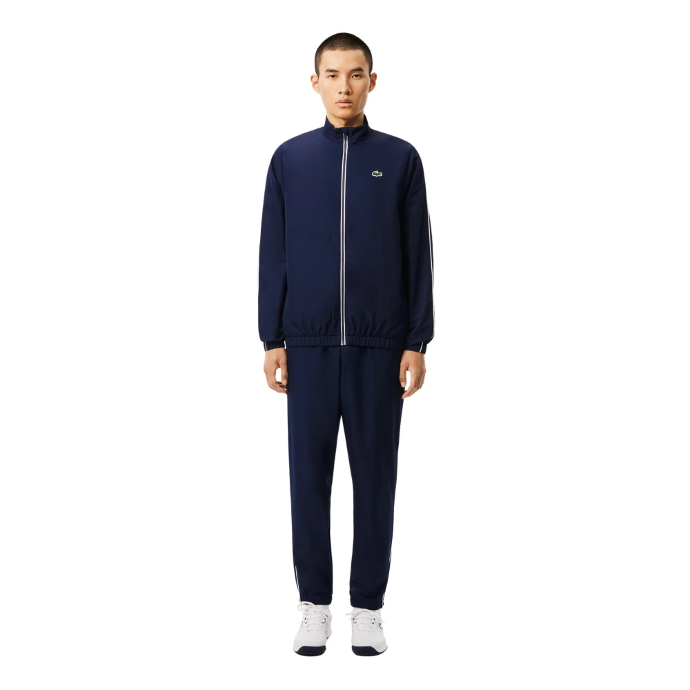Lacoste Donkerblauw Heren Trainingspak Diamant Taft Blue Heren