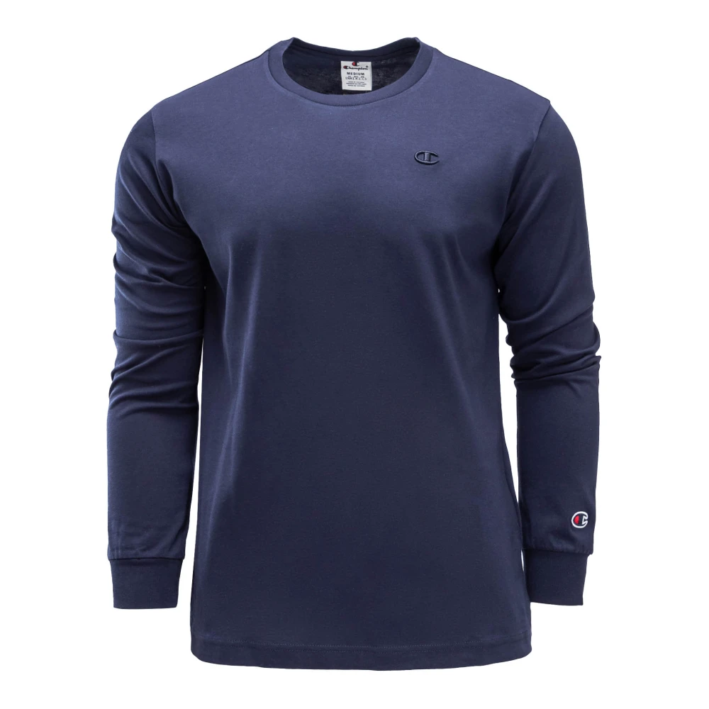 Champion Heren Longsleeve Shirt Blue Heren