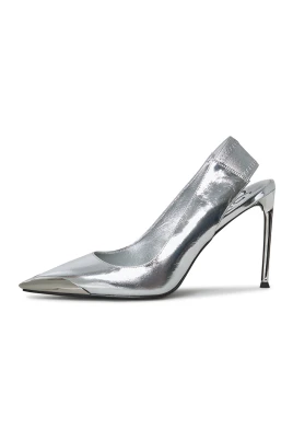 Högklackade Slingback Pumps