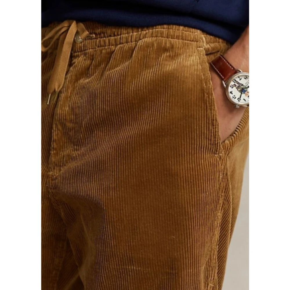 Polo Ralph Lauren Ribfluwelen broek in zandkleur Brown Heren