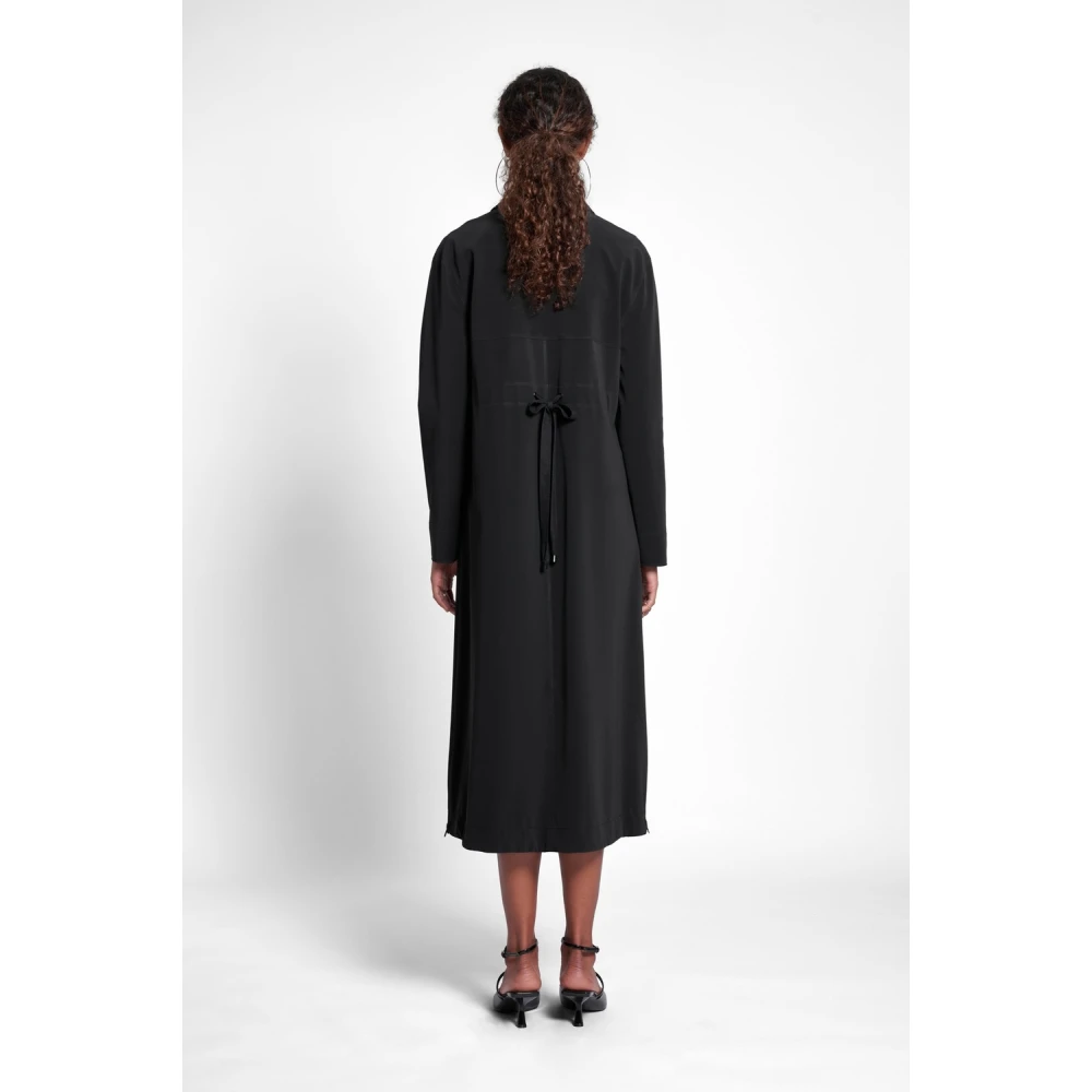 Stutterheim Matte Lange Regenjas voor Vrouwen Black Dames