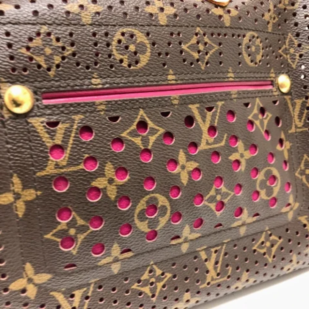 Louis Vuitton Vintage Pre-owned Cotton louis-vuitton-bags Brown Dames
