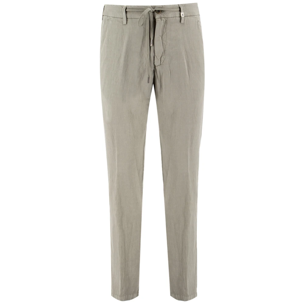 Myths Slim Fit Trekkoordbroek Green Heren