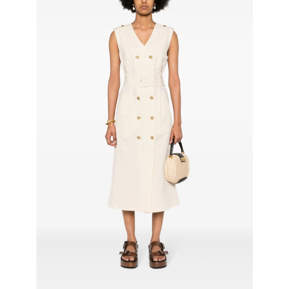 Twinset Midi Dresses White Dames