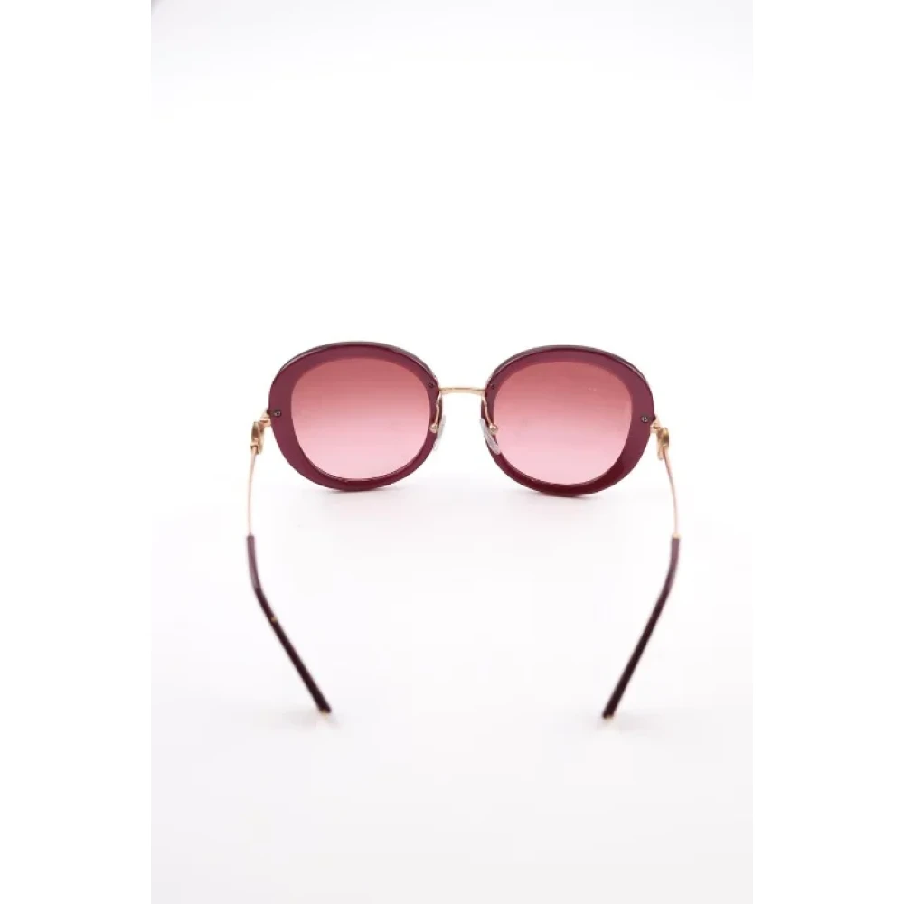 Bvlgari Vintage Pre-owned Plastic sunglasses Purple Dames