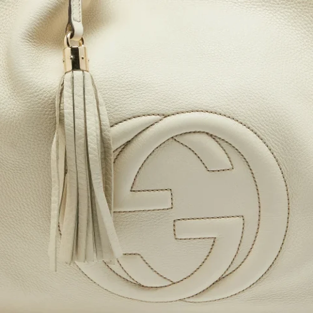 Gucci Vintage Pre-owned Leather totes White Dames