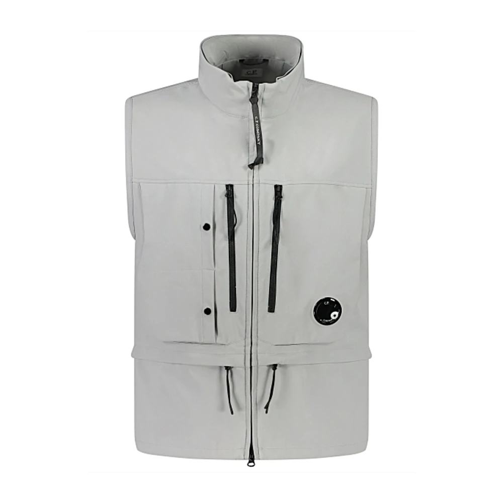 C.P. Company Stijlvolle Gilet voor Mannen Gray Heren
