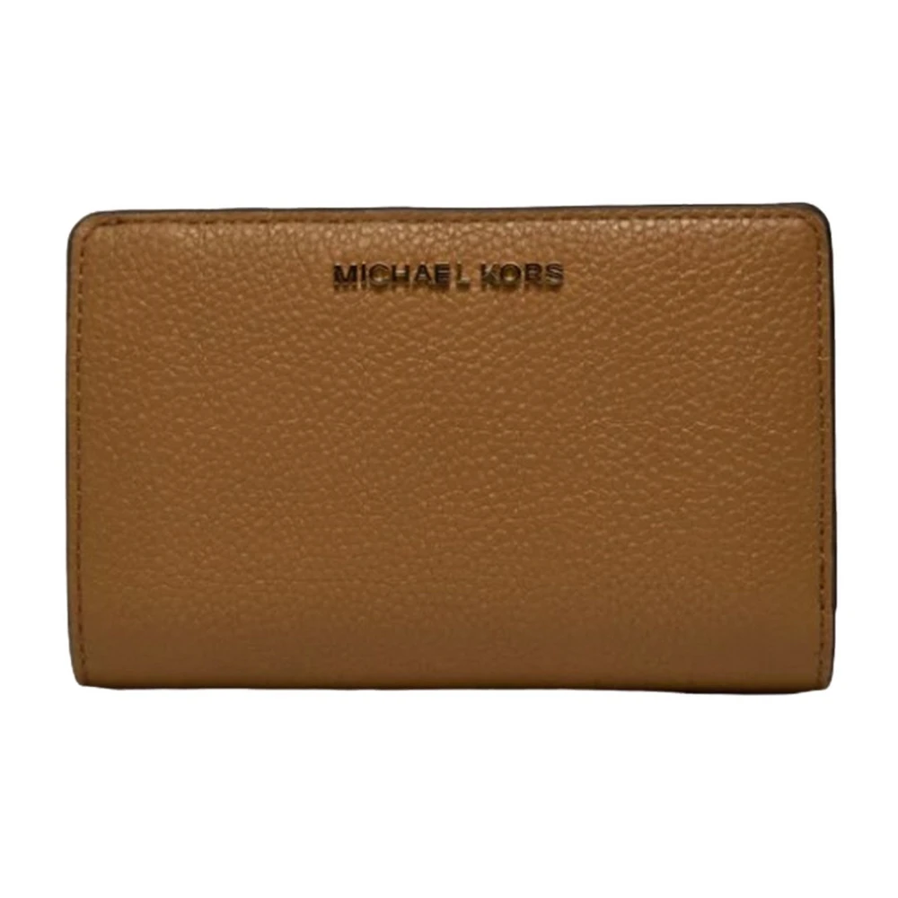 Michael Kors Leren Portemonnee Brown Dames