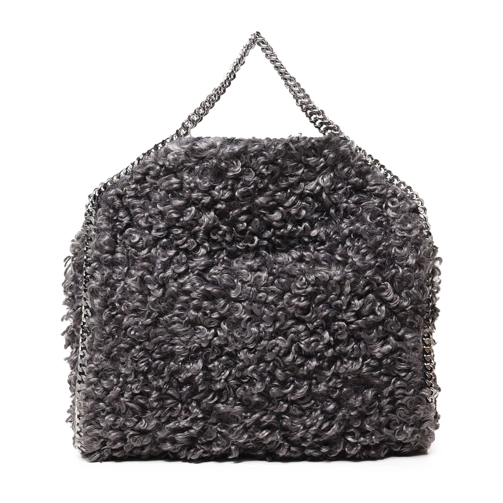 Stella Mccartney Schoudertas met Diamantgeslepen Ketting Gray Dames