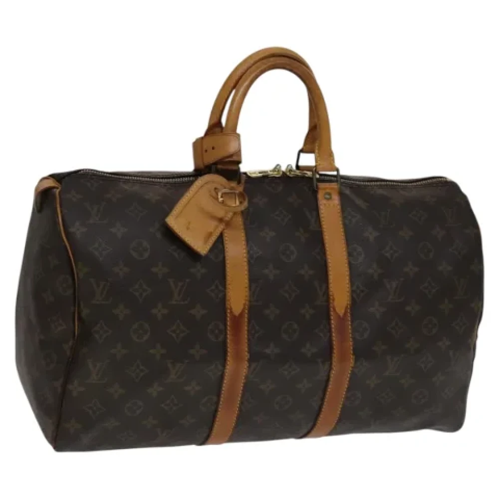 Louis Vuitton Vintage Pre-owned Canvas travel-bags Brown Dames