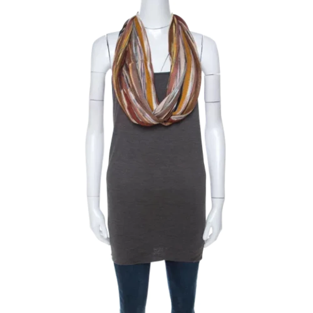 Missoni Pre-owned Wool tops Gray Dames