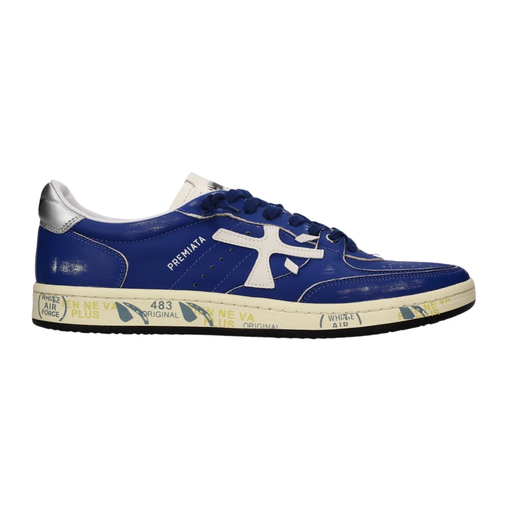 Premiata Bskt Clay Heren Schoenen Blauw