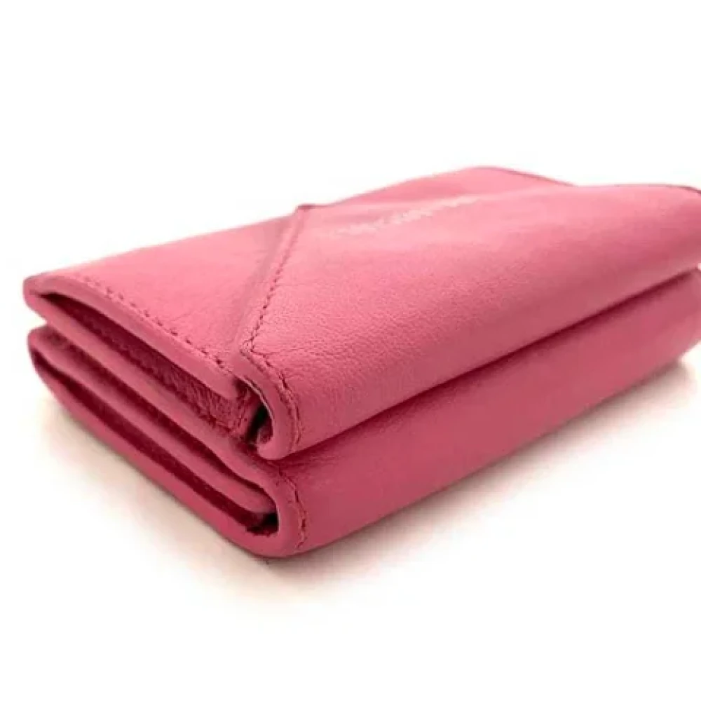 Balenciaga Vintage Pre-owned Leather wallets Pink Dames