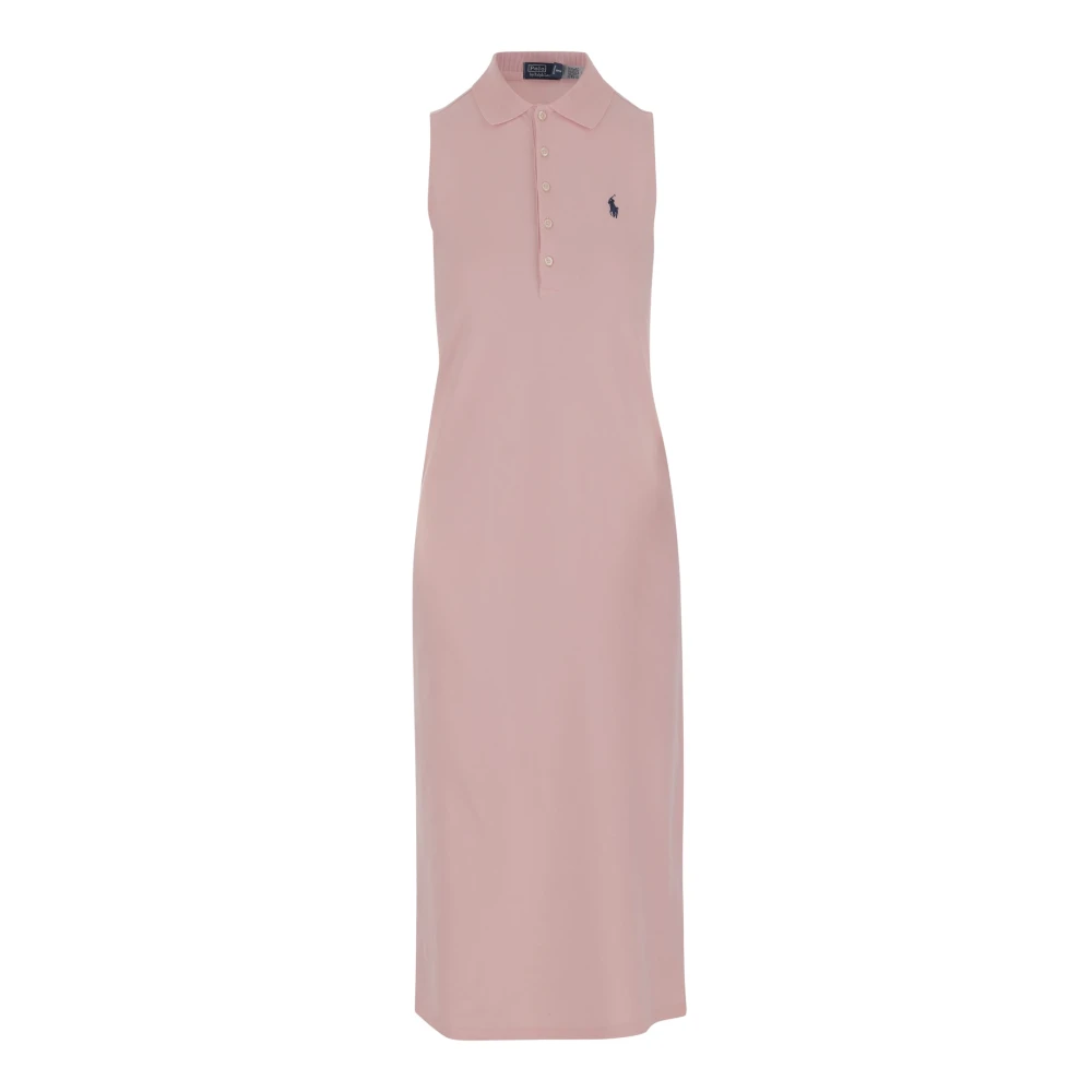 Polo Ralph Lauren Women's Pink Midi Dresses, S, Midi Dress