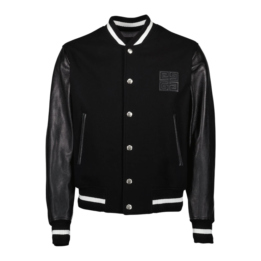 Givenchy Bomber Varsity Jacket Black Heren