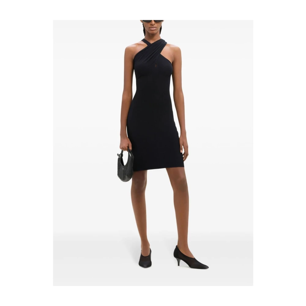 Courrèges Criss Cross Maxi Jurk Black Dames