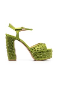 Sandalen met hoge hakken
