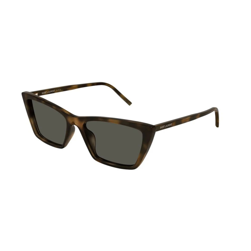 Saint Laurent Women's Brown Authentic Mica Thin Glasses - Sunglasses - 54 Mm - Accessories