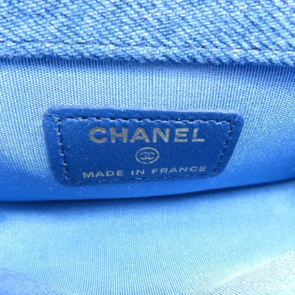 Chanel Vintage Pre-owned Fabric chanel-bags Blue Dames