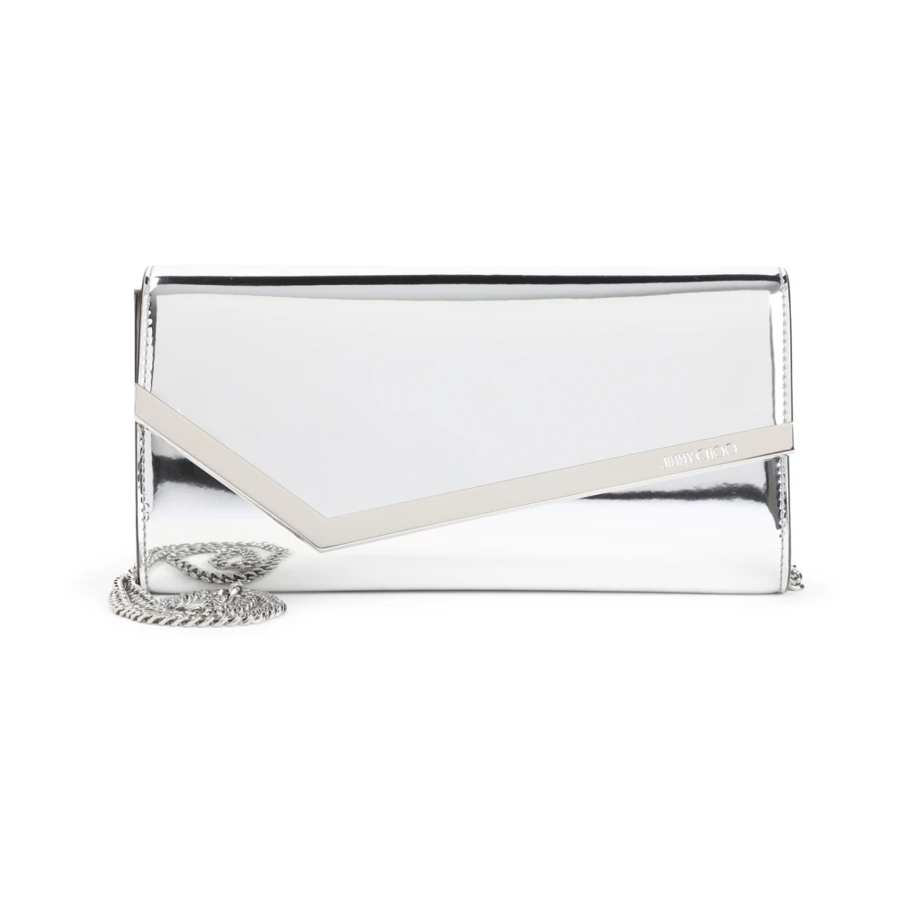 Jimmy Choo Zilveren Emmie Stijlvolle Modieuze Damesschoenen Gray Dames