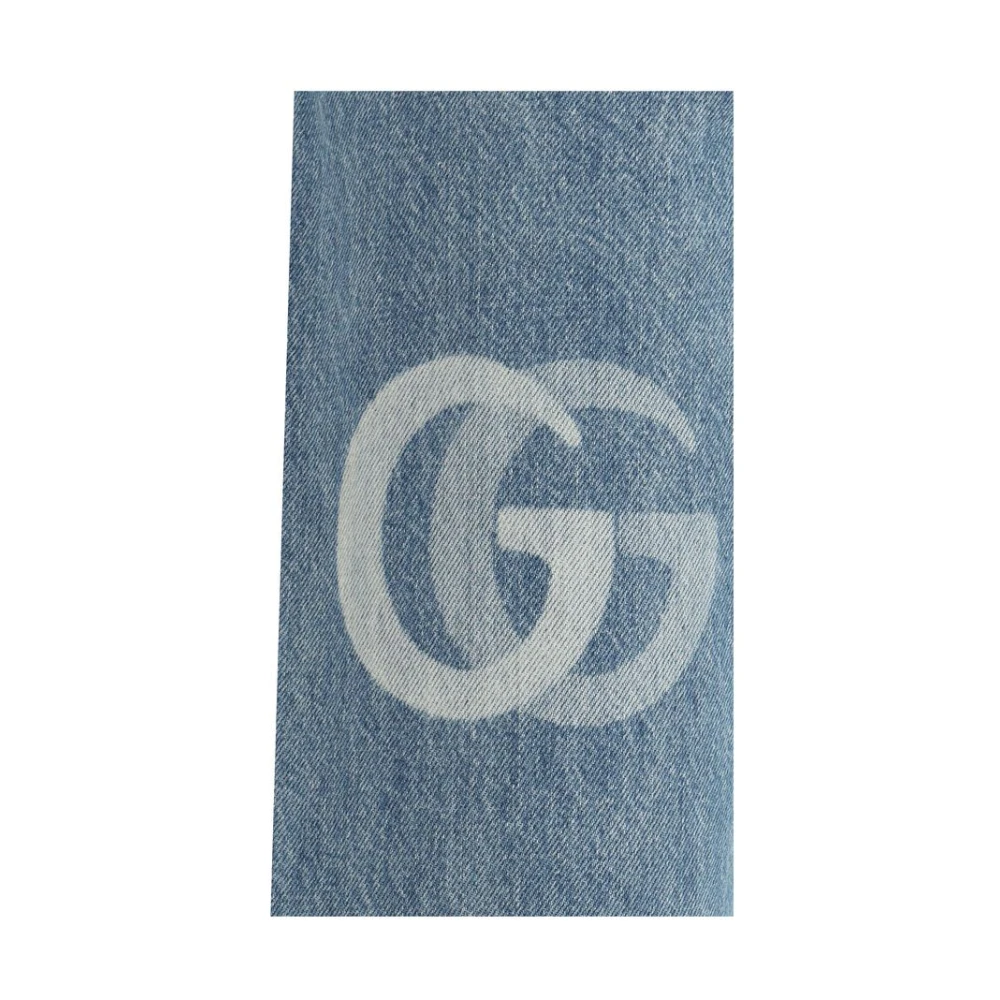 Gucci Klassieke Straight Leg Jeans Blue Heren