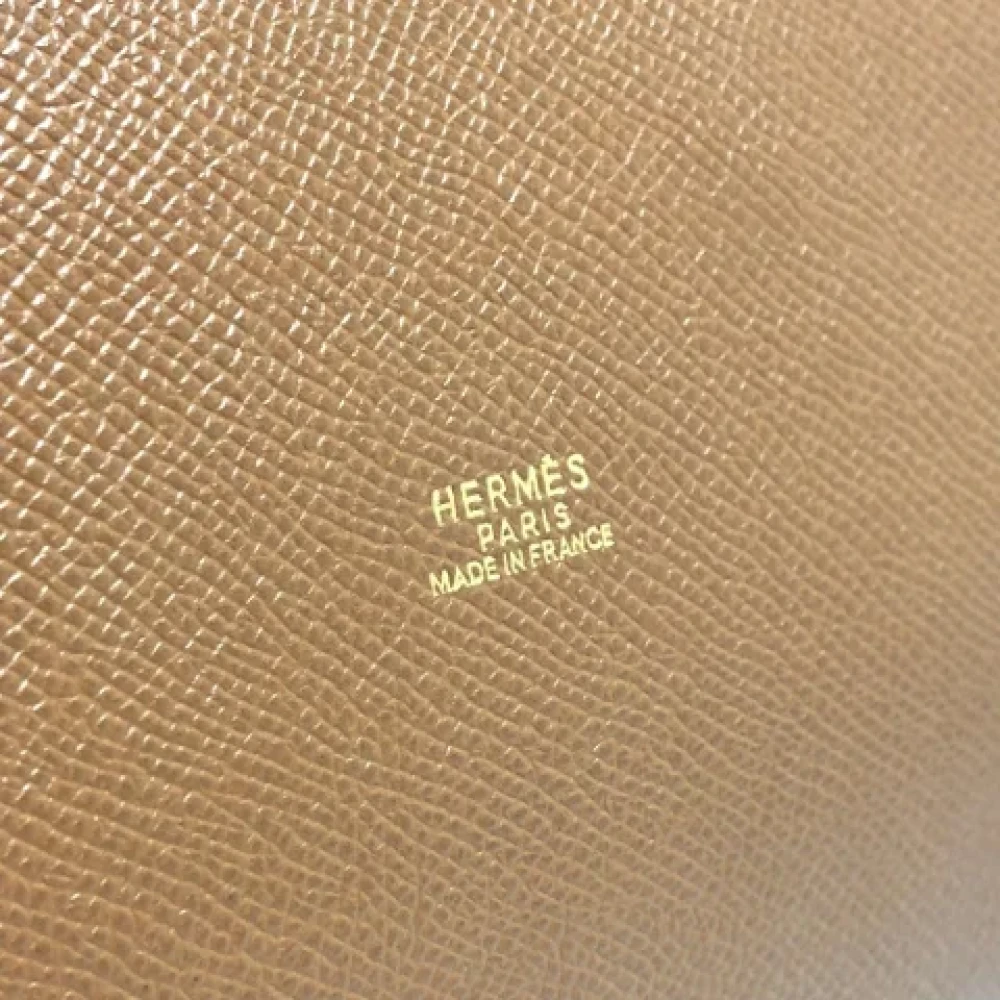 Hermès Vintage Pre-owned Leather shoulder-bags Brown Dames