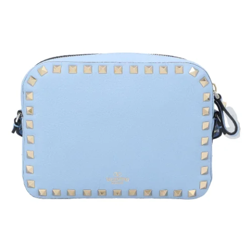 Valentino Leather shoulder-bags Blue Dames