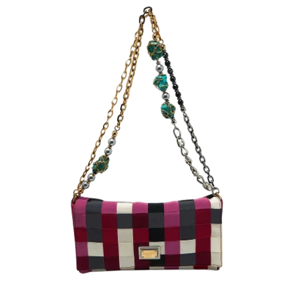 Dolce & Gabbana Pre-owned Canvas shoulder-bags Multicolor Dames