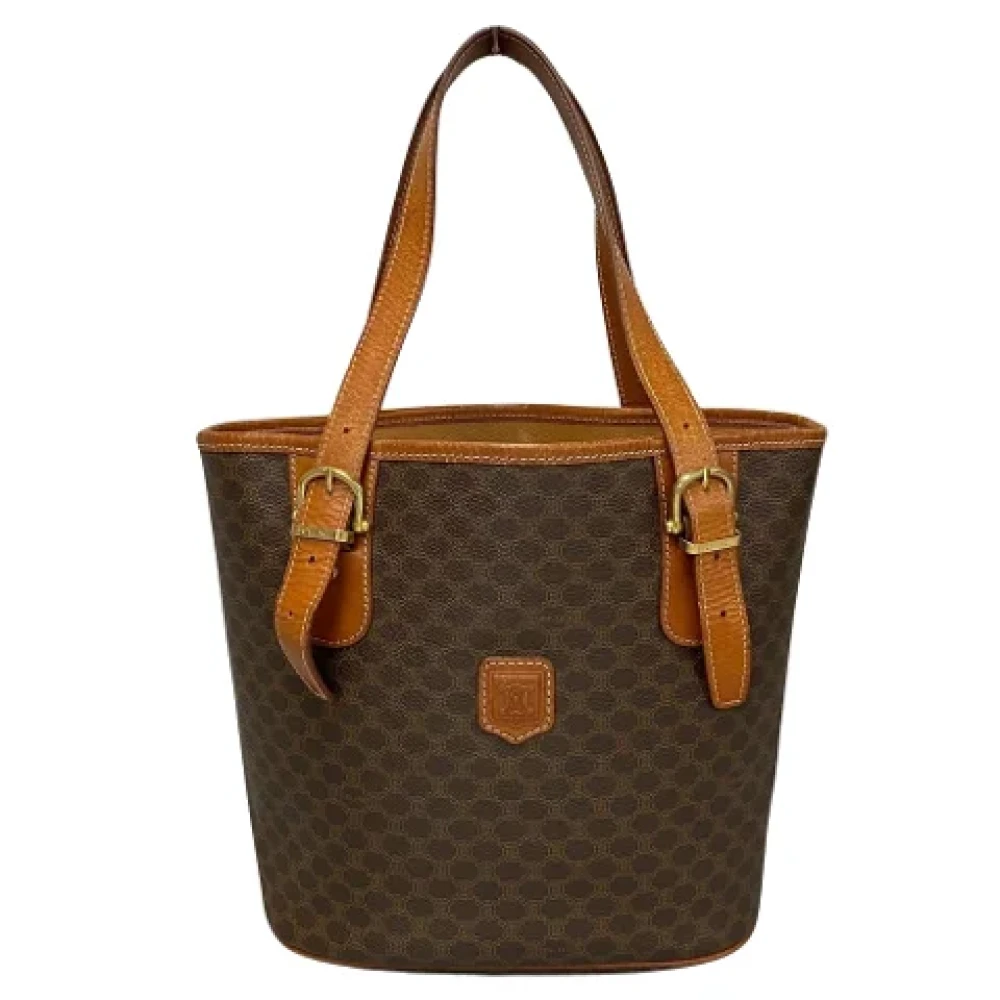 Celine Vintage Pre-owned Canvas totes Brown Dames