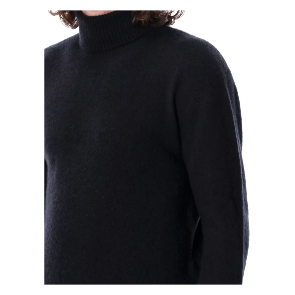 Tom Ford Zwarte Cashmere Coltrui Black Heren