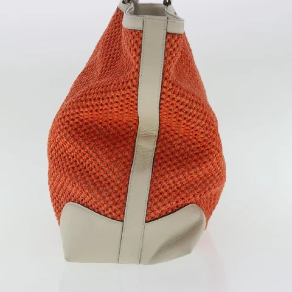 Gucci Vintage Pre-owned Canvas handbags Orange Dames