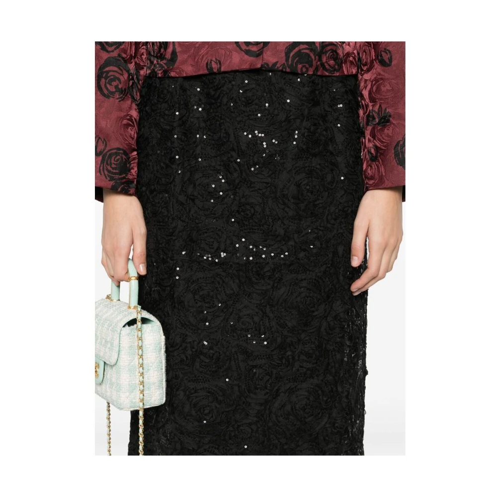 BAUM UND PFERDGARTEN Zwarte Upcycled Rok Black Dames