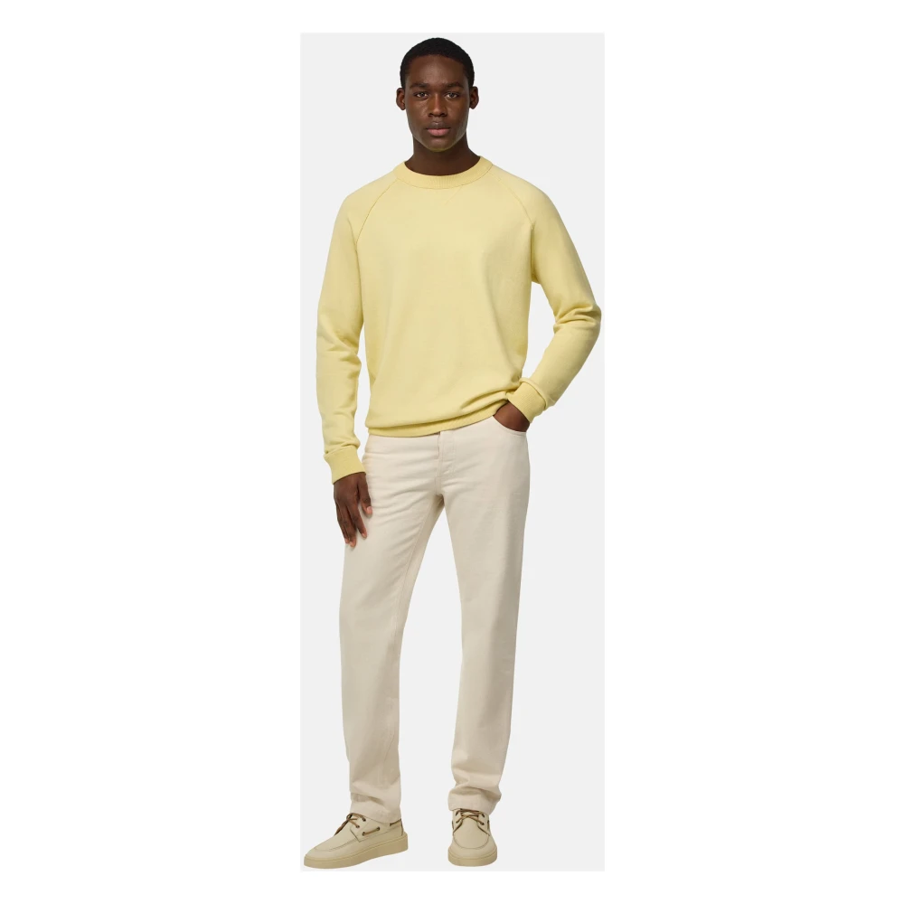 Boggi Milano Crème Denim Jeans Beige Heren