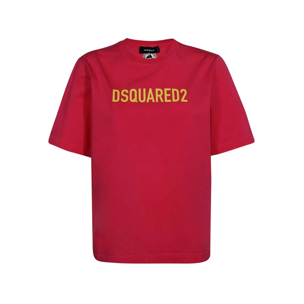 Dsquared2 - Tops > T-Shirts - Red - Dsquared2 - Modalova