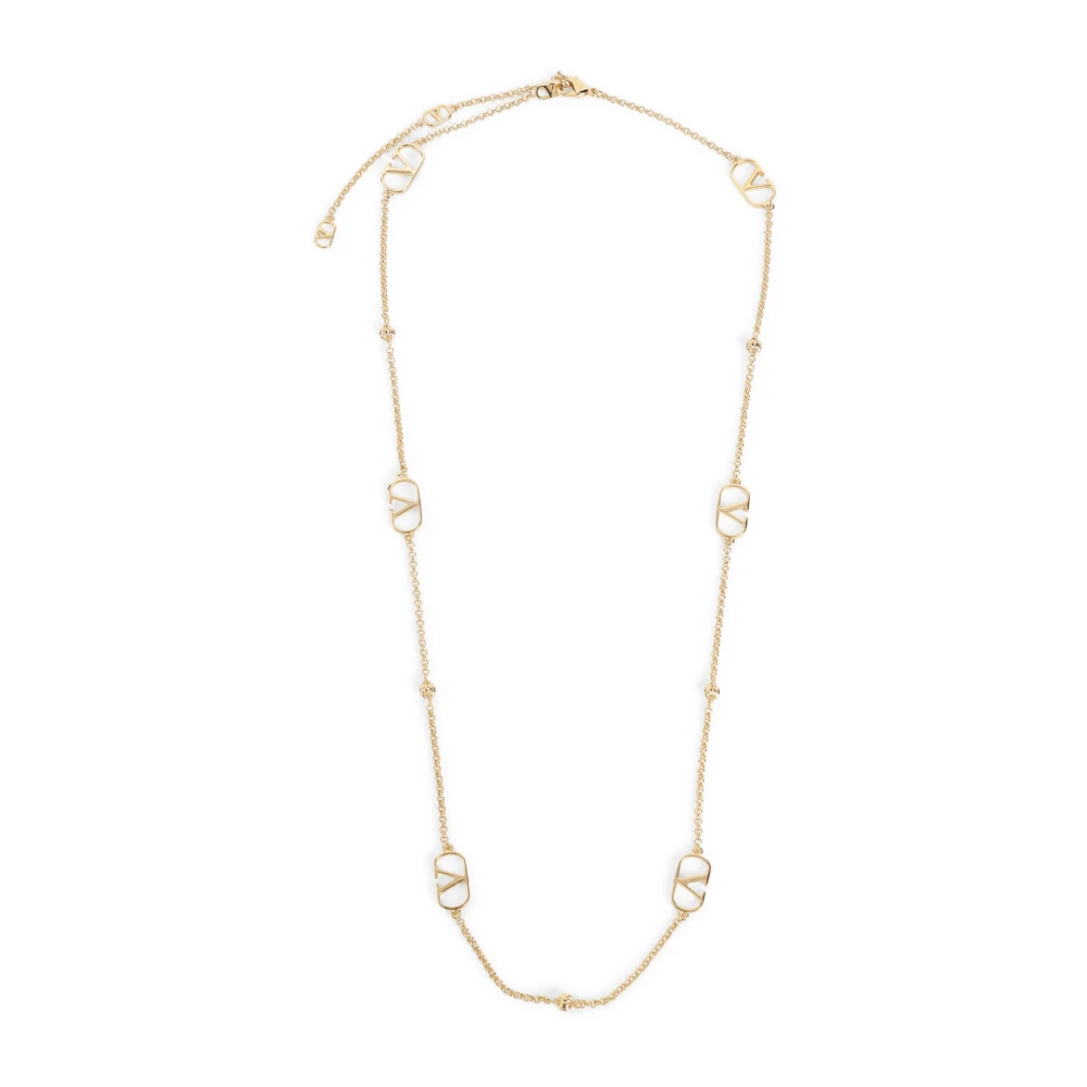 Valentino Garavani Men's Yellow Metallic Necklace - Necklaces - One Size - Accessories