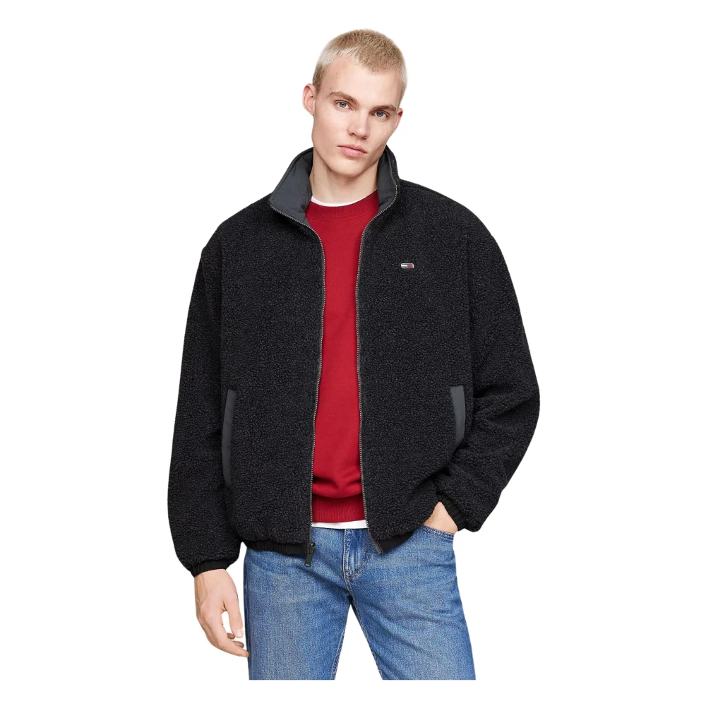 Tommy Hilfiger Omkeerbare Sherpa Jas Kleurblok Multicolor Heren
