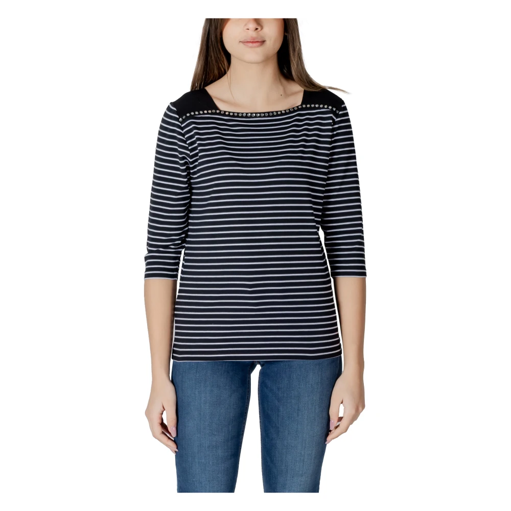 Liu Jo Korte Mouw T-shirt Collectie Black Dames
