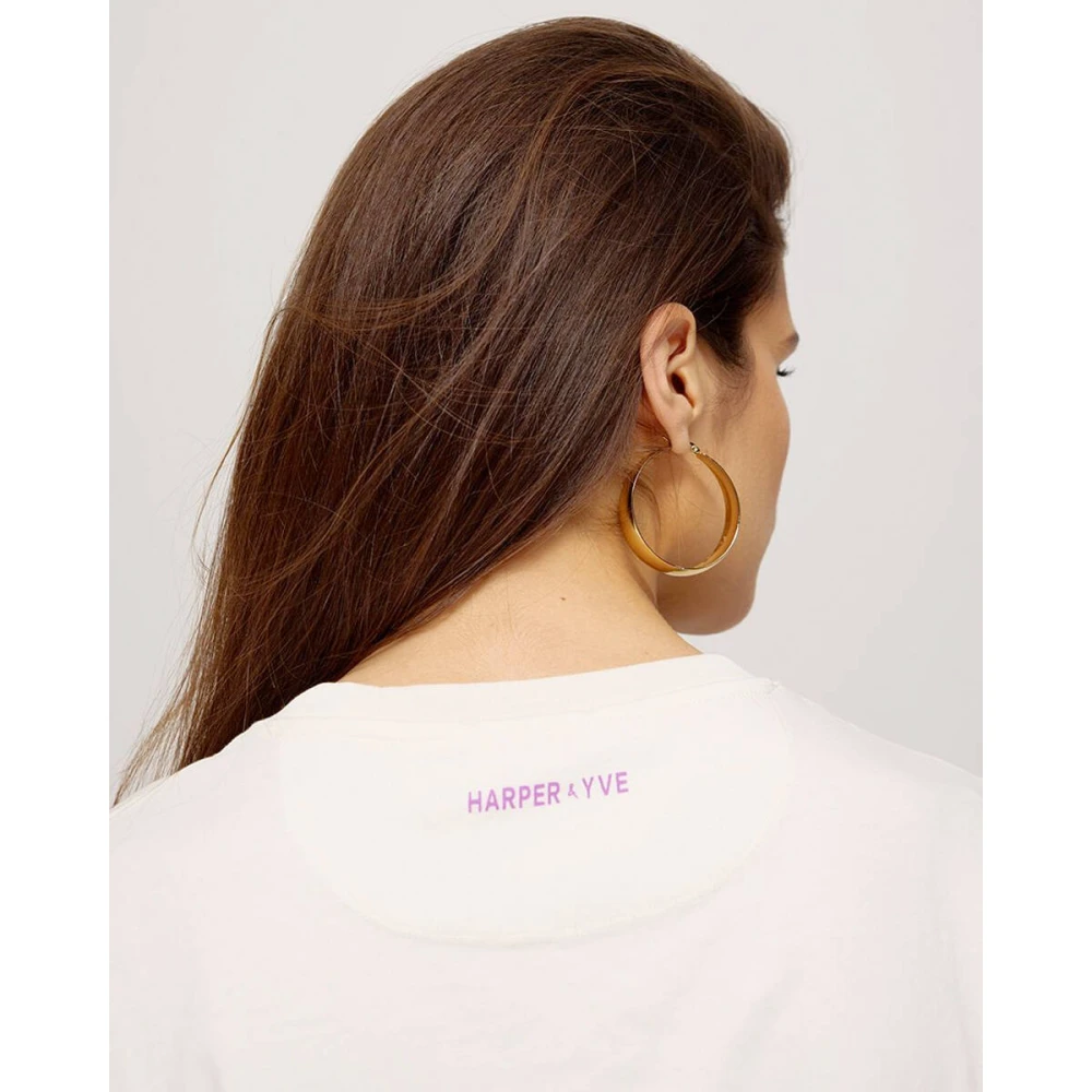 Harper & Yve Rollthedice T-shirt White Dames