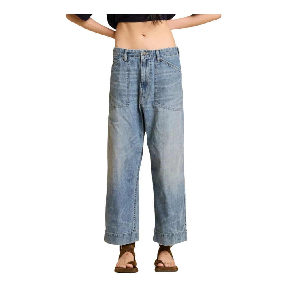 Denimist Moderne Indigo Werkbroek Blue Dames