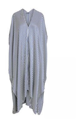 striped-silk-blend-kaftan-blue-white-v-neck