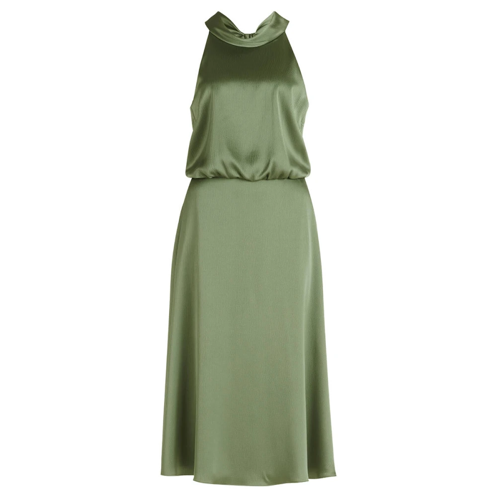 Vera Mont Mouwloze Korte Jurk Green Dames