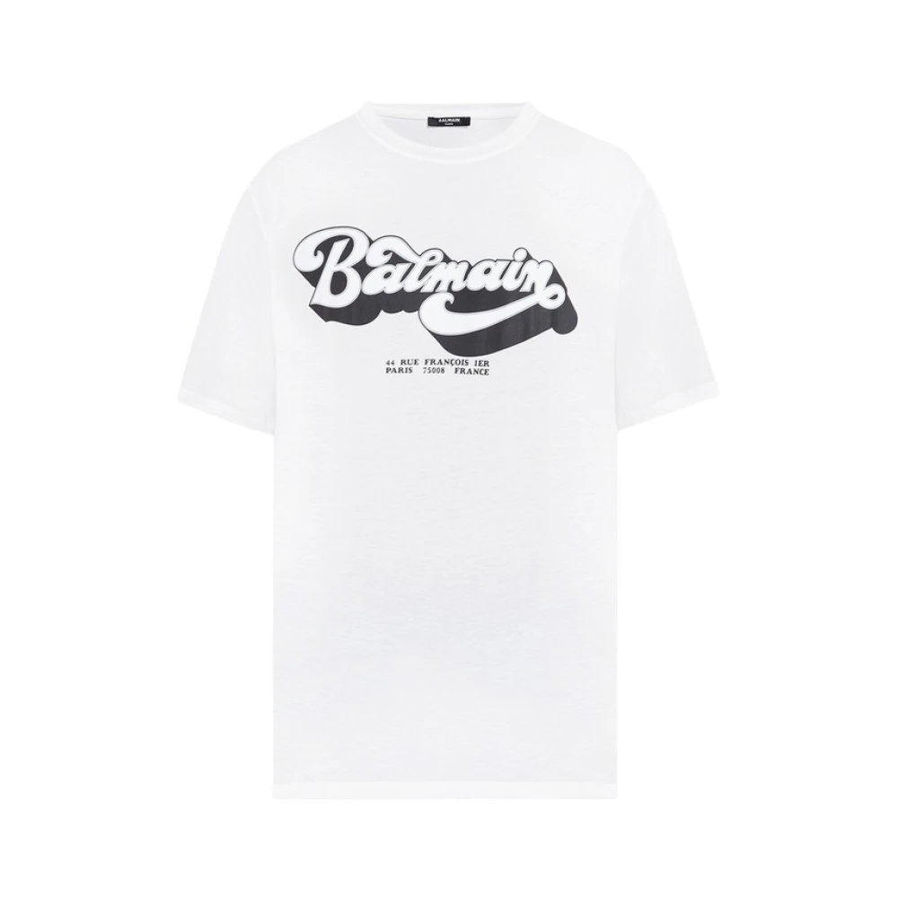 Balmain Stijlvol Shirt voor Mannen White Heren