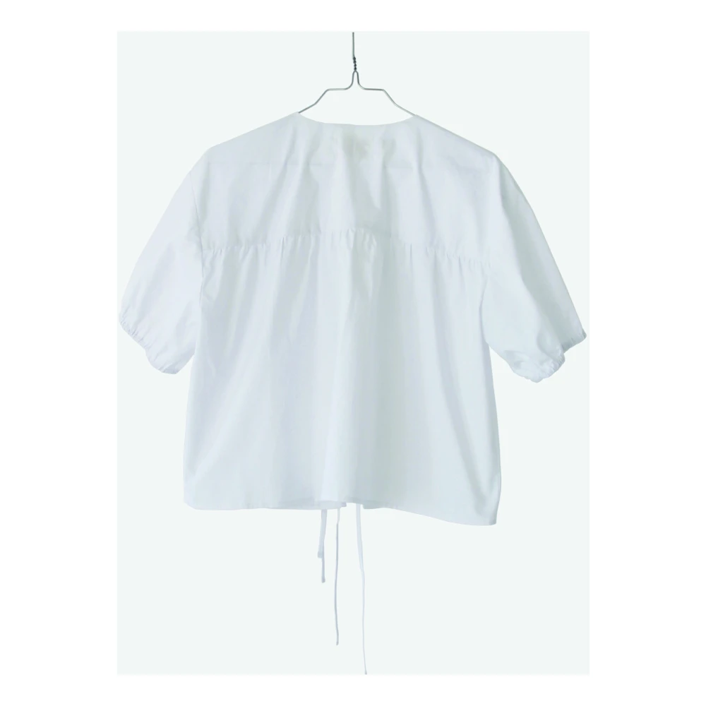Designers Remix Claire Puff Shirt White Dames