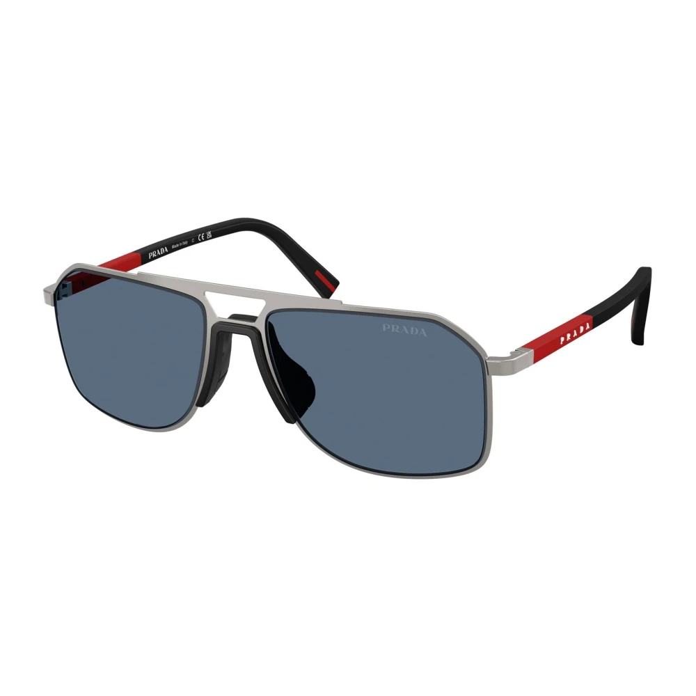 Prada Gray Sunglasses, Male, 56 Mm, Ps B51s Sunglasses