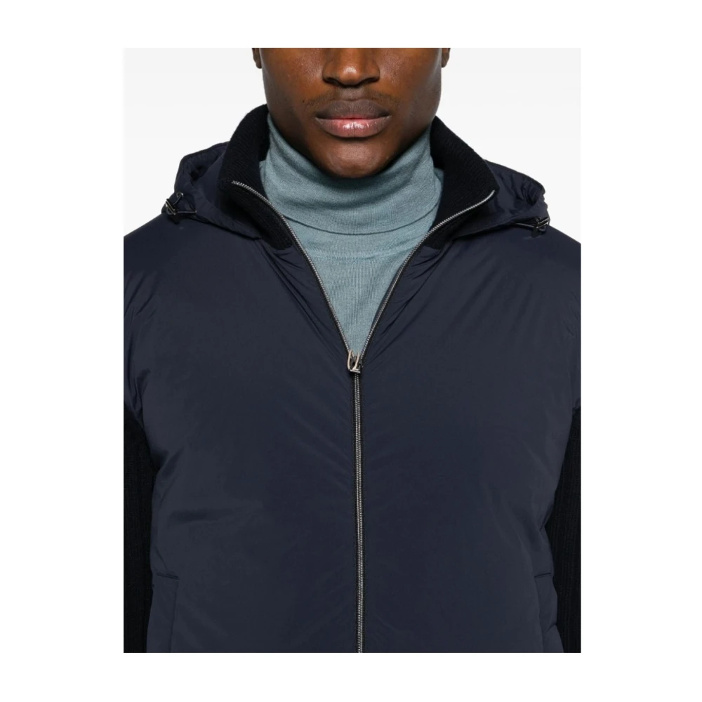 Herno Cardigan 9200 BLU Blue Heren