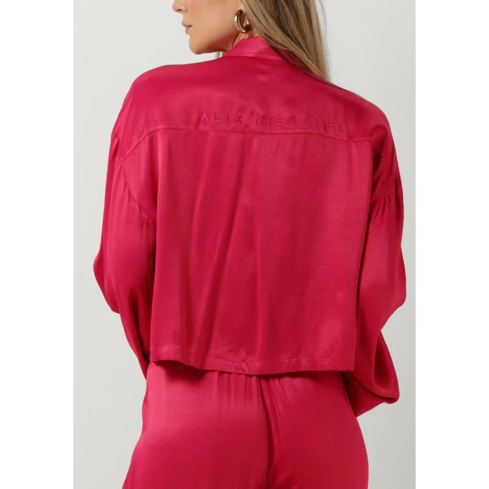 Alix The Label Roze Kimono Mouw Blouse Pink Dames