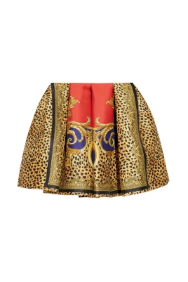 Cheetah Barocco Silk Duchesse Balletkjol