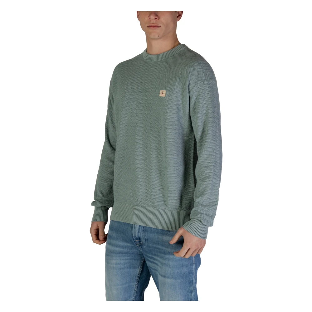 Calvin Klein Jeans Heren Sweatshirt Lente Zomer Collectie Green Heren