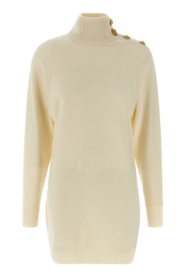 Kort Cashmere Jumper Klänning