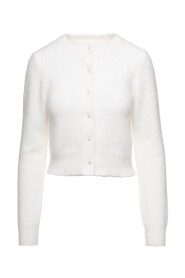 Biały Sweter z Angory